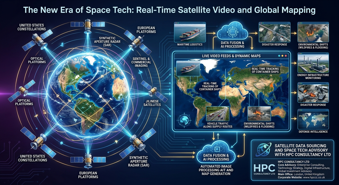 Real-Time Satellite Video and Global Mapping Thailand