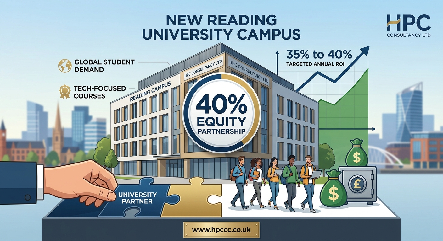 40% Equity Partnership in New Reading University Campus, seeking Thailand Investor