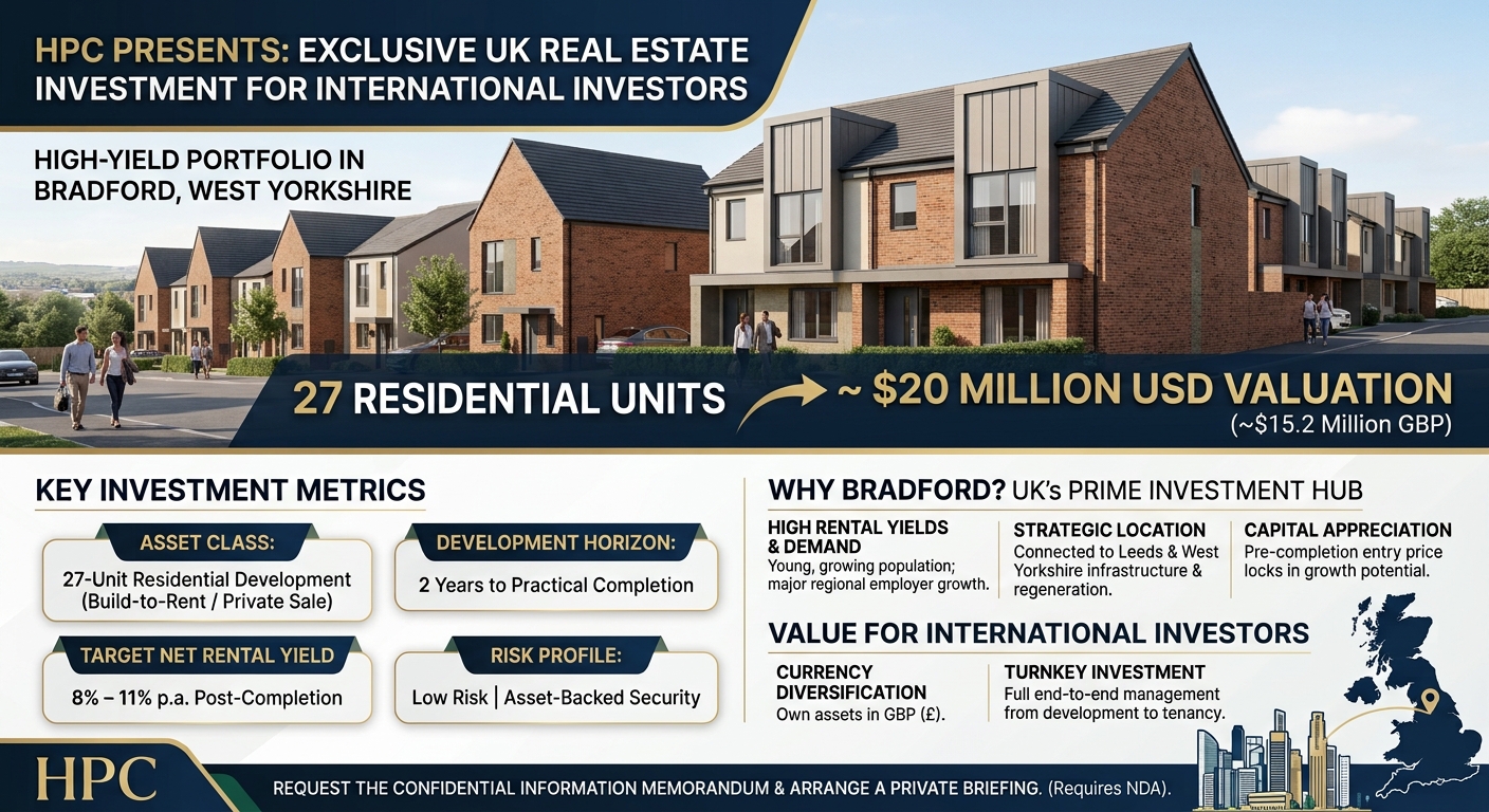 HPC Presents a High-Yield UK Real Estate Investment for Thailand Investors